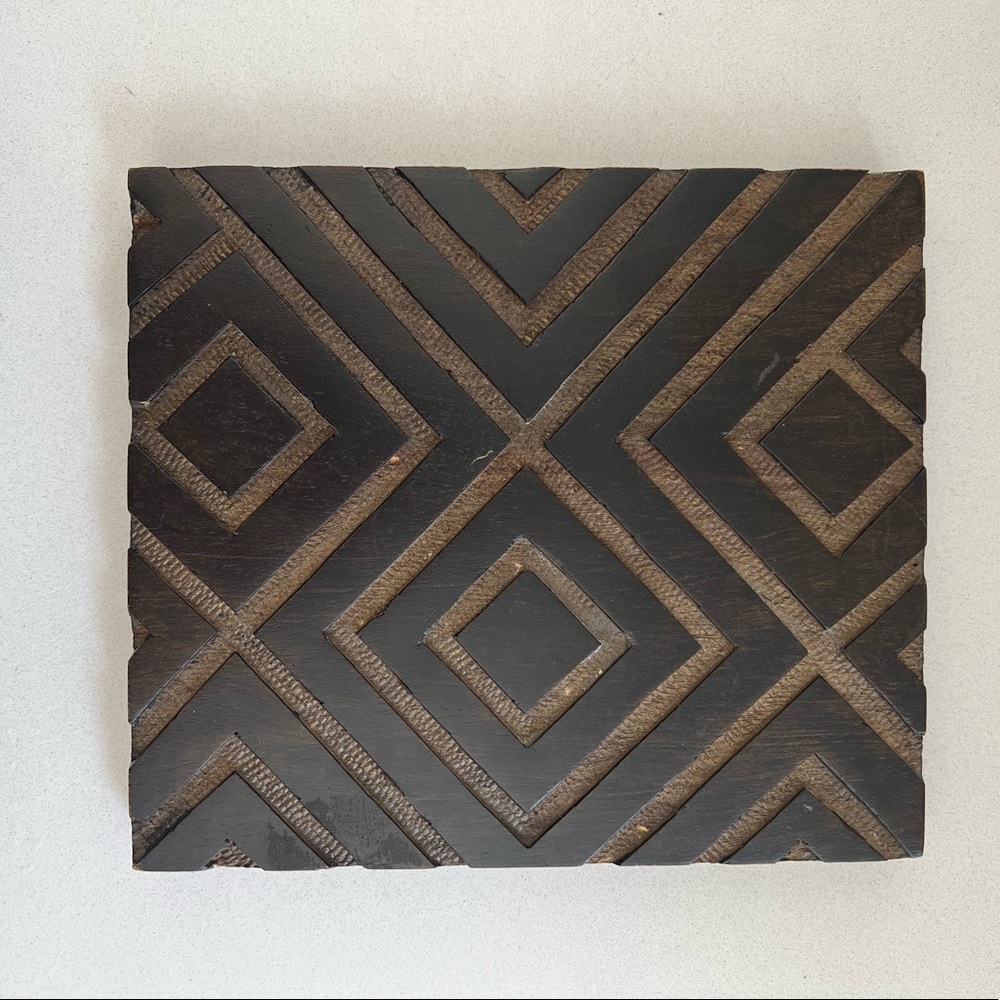 Wooden Geometric Wall Hanging
